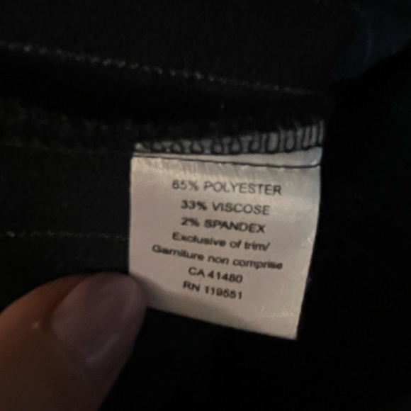 Dark Navy Blue Pinstripe Sleeveless Round-neck Mini Dress NWT - Picture 11 of 12